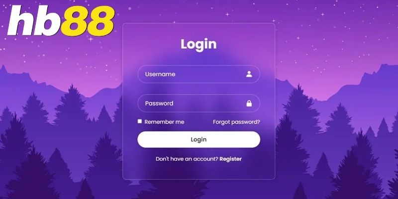 Quy trình đăng nhập tài khoản hb88