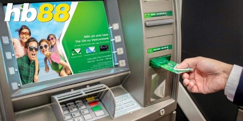 Các bước thực hiện rút tiền