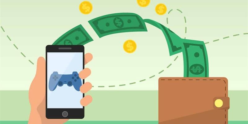 Người chơi nhận tiền thắng cược