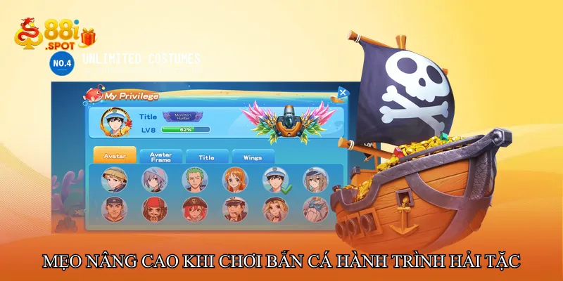 Mẹo nâng cao khi chơi Bắn cá hành trình hải tặc