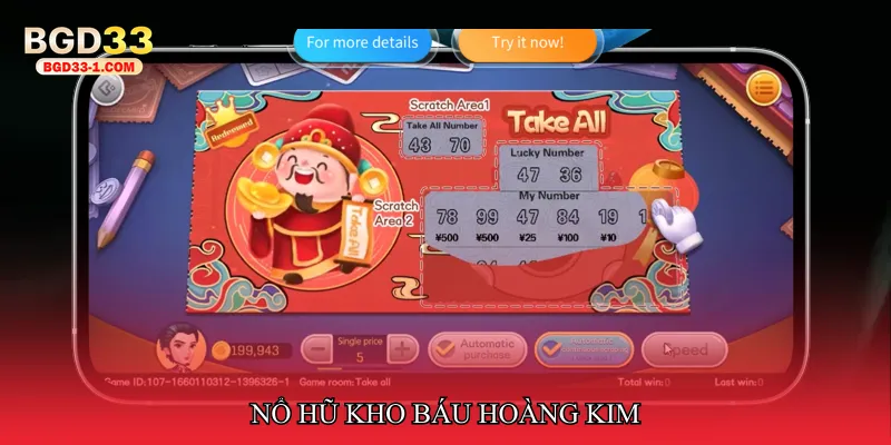 Nổ hũ kho báu hoàng kim